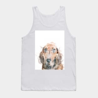 Watercolor Dachshund Tank Top